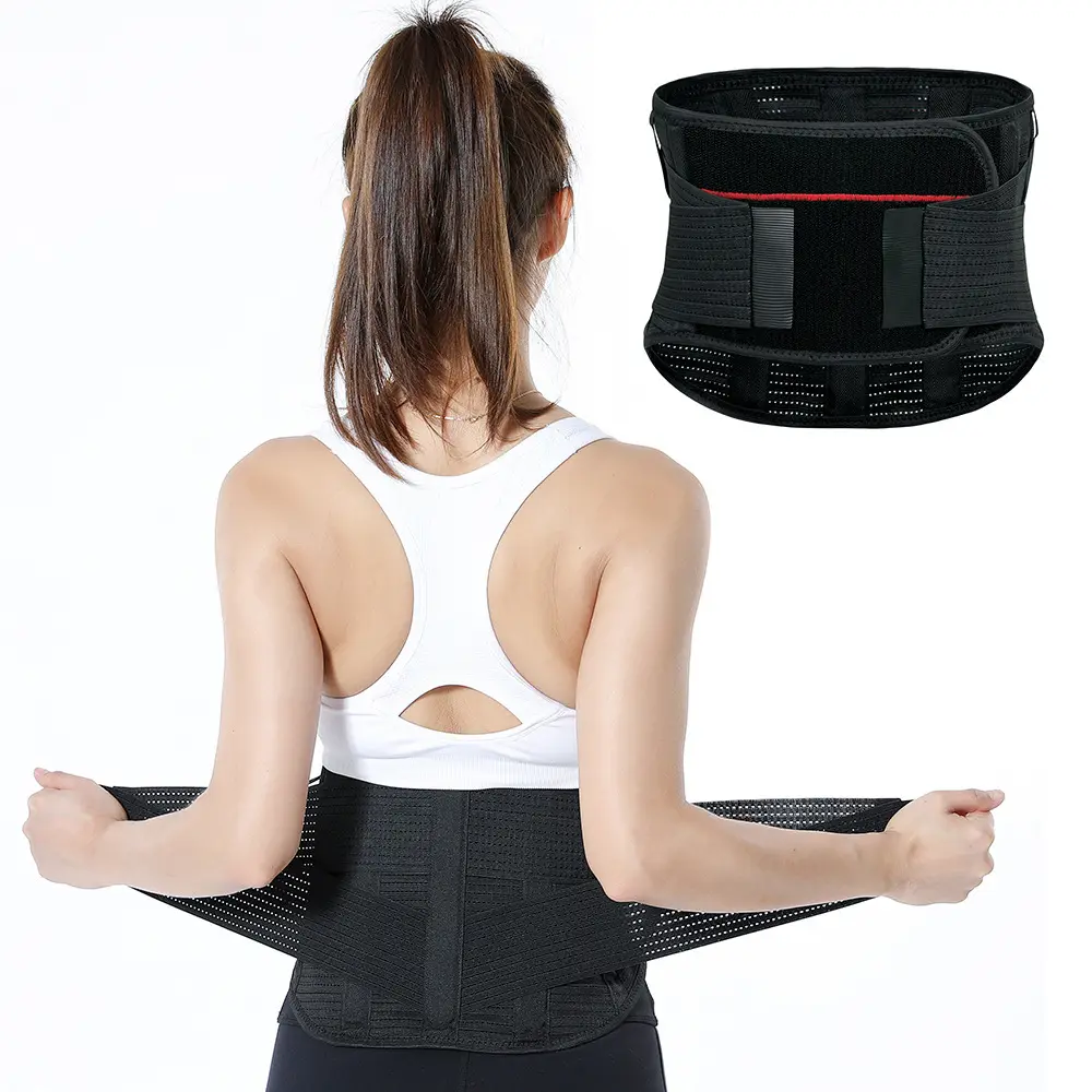 坐骨神経痛のための女性男性通気性腰椎腰ブレース鎮痛のための高品質低価格バックサポートベルト