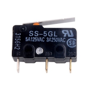 5A 125VAC 3A 250VAC mikro seyahat Limit anahtarı menteşe kolu lehim terminalleri 3Pin 3D SS-5GL 3D yazıcı rampalar için Endstop 1.4 - Product Image 3