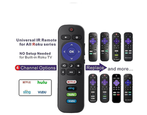 RC280 New <strong>Universal</strong> Learning <strong>Code</strong> TV <strong>Remote</strong> Control Compatible with for Roku TCL-Roku/Hisense-Roku/Onn-Roku TVs Fixed <strong>Code</strong>
