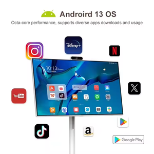 Monitor LCD táctil Android interactivo TV portátil de 21,5 pulgadas con cámara - Product Image 2