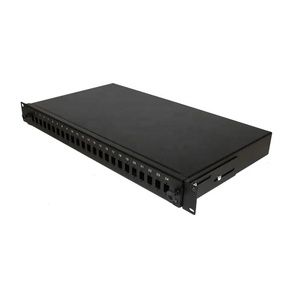Panel adaptador de fibra óptica 24xLC 1U usado para red POE 4G GSM GPRS con conector MPO para parche de fibra óptica - Product Image 5