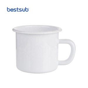 BestSub 12oz 360ml Wholesale <strong>Best</strong> Quality Approved Colored Enamel <strong>Cups</strong> Camping Sublimation Mugs for Printing - Product Image 6