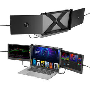 GTMEDIA2kポータブルモニターデュアル & トリプルディスプレイ画面ラップトップUSBタイプCラップトップモニター拡張機能 - Product Image 1