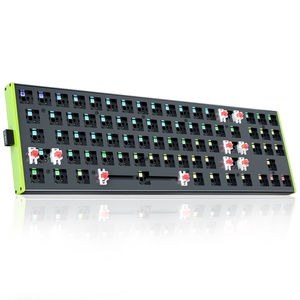 Tri-Mode BT/2,4G/68/74 teclas 61/67/teclas de aluminio programable RGB inalámbrico Gaming Keyboard Kit nuevo producto - Product Image 5
