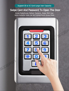 Stand Alone Access Control-Kartenleser Wasserdichte Tastatur EM-Zugangs kontrolle mit gut sichtbarer Edelstahl-Tastatur - Product Image 6