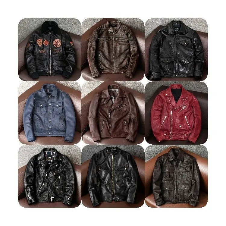 Custom New Arrival Fashion Design Classic Biker Jacket Motorcycle Pu Faux Leather Jacket Mens 4xl Coat