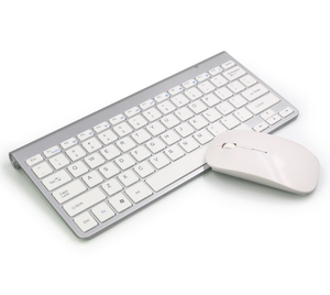 Teclado y ratón inalámbricos 2,4G, miniteclado portátil, conjunto combinado para notebook, portátil, mac, PC, ordenador de escritorio, TV inteligente - Product Image 3