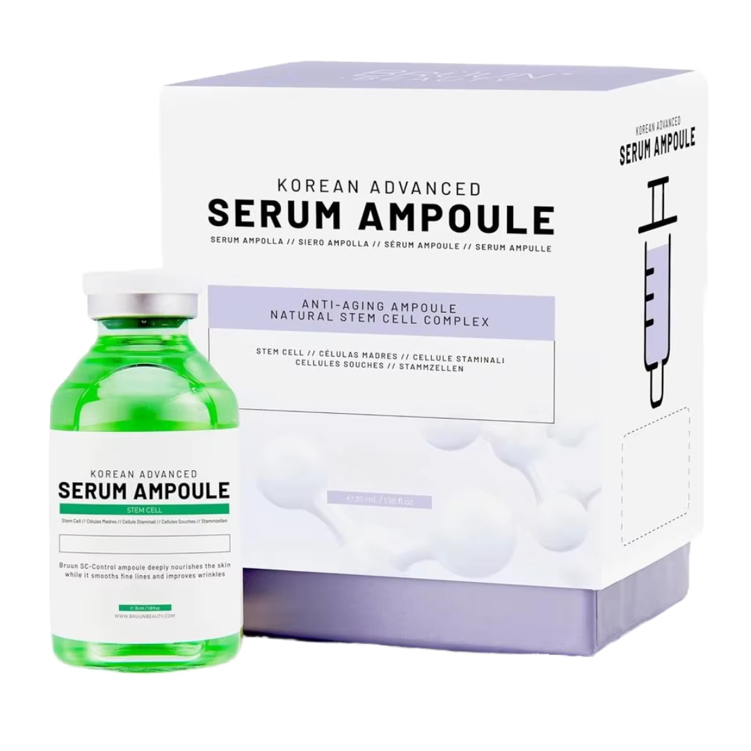 Ampoule de cellules souches pour soins de la peau professionnels