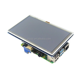 Compatible avec Raspberry Pi 5 pouces HDMI écran tactile A +/B +/2B LCD écran LCD haute définition 800*480 résolution haute définition - Product Image 4