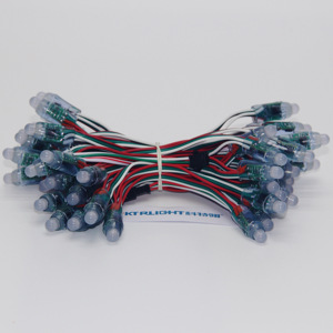 50 Stück WS2811 IC RGB Voll farbe 12mm Pixel Digital adressierbar 12V Traum farbe LED Pixel Modul IP68 Wasserdichtes Licht - Product Image 1