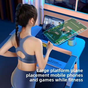 Tranquillo Mini macchina da corsa interna elettrica Design pieghevole per il Test della frequenza cardiaca da palestra di casa senza caratteristiche per uso femminile - Product Image 2