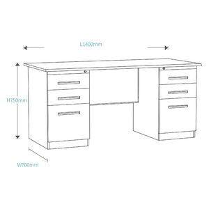 Escritorio de oficina moderno de almacenamiento múltiple, mejor y rentable con patrón de madera, acero y material metálico - Product Image 5