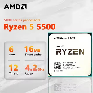 <strong>AMD</strong> R5 5500 CPU <strong>Computer</strong> <strong>Processor</strong> (r5) 6 Cores 12 Threads 3.6GHz AM4 Brand New - Product Image 2
