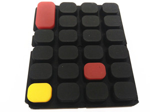 Teclado de goma de silicona Multicolor Impresión de pantalla personalizada Electrodomésticos Teclado de silicona Tamaño personalizado - Product Image 2