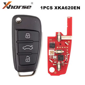 Audi A6L 2. Nesil kablolu anahtar 3 düğmeler için arayüz XKA620EN evrensel uzaktan anahtar - Product Image 3