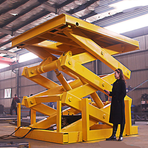 Plataforma elevadora de camiones de alta calidad para carga y descarga de almacén, elevación de servicio pesado con una capacidad de carga de 5-10 toneladas