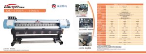 大型ワイドフォーマット1.8m 1.9m 2.5m 3.2m dx5 cabezalxp600ヘッドエコ溶剤プリンタープロッターデコルテグラフテック手頃な価格 - Product Image 2