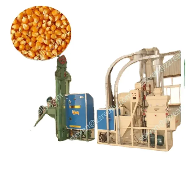 Máquina para pelar y hacer sémola de maíz 2024/proceso de producción de harina de maíz