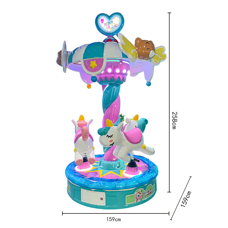Carrusel de unicornio de ensueño (coche mecedor)