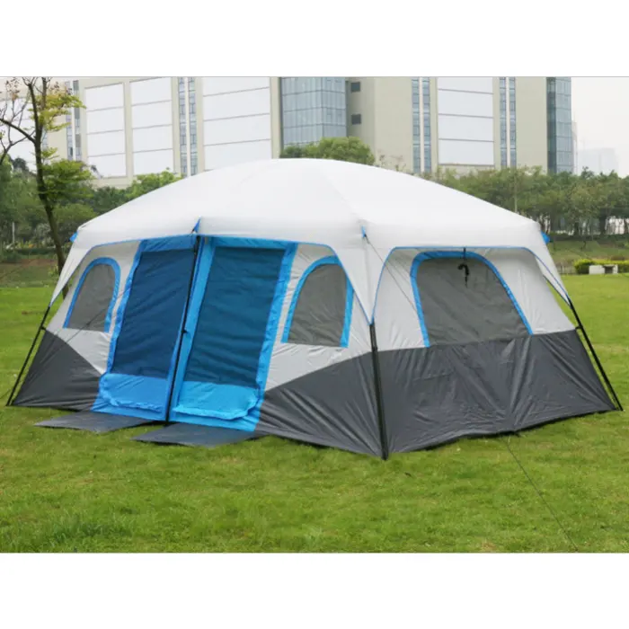 Vendita calda 2-8 persone grande e confortevole tenda riparo tende per famiglie campeggio all'aperto