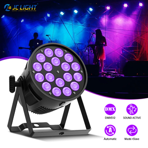 新しいLedパーライト18pcs 10w 12w 15w Rgbw /a/uv 4/5/6in1 Ledパー缶ライト結婚披露宴用Dmx512パーLed 18x10 - Product Image 3