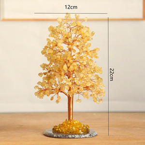 エネルギー宝石マネーツリーアゲートベースフォーチュンウェルス健康繁栄ツリービジネスギフト用 - Product Image 4