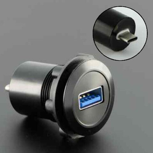 Enchufe de tipo USB-C de 22mm, conector USB 3,0 hembra A macho USB-C - Product Image 1
