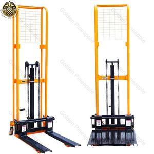 Small Household Manual Hydraulic Car Micro Forklift: Push - Driver Light Lifting <strong>Platform</strong> <strong>for</strong> Tool <strong>Loading</strong> <strong>Unloading</strong> &amp; Storage - Product Image 3