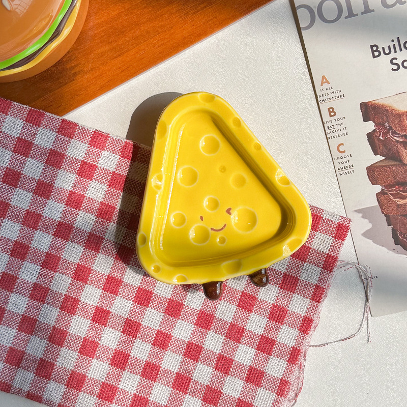 Plat à sauce au fromage - jaune lait