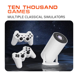 M300 MAX Gaming Projetor Cinema Mini Full HD Projetor Portátil com Controlador de Jogo Inteligente BT Wifi Tv Projetor X10plus