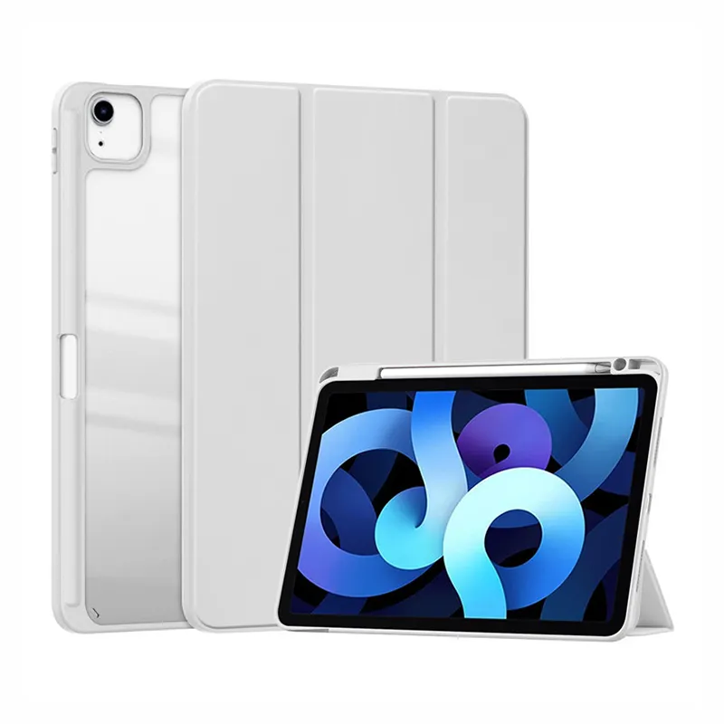 Чехол для iPad Air 5 2022, прозрачный чехол для планшета 10,9 дюйма с автоматическим спящим режимом и пробуждением для iPad Pro 11, чехол, новинка 2021, магнитный Смарт-Чехол