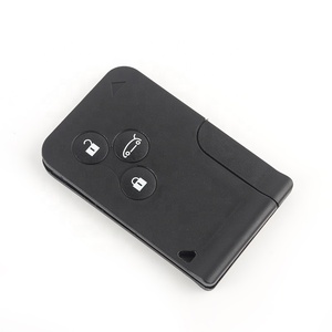 High quality hot selling Universal 10X <strong>3</strong> button smart card car <strong>key</strong> shell replacement for Renault <strong>Megane</strong> - Product Image 1