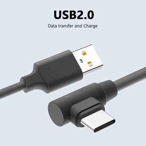 OEM ODM高速充电电缆<span class=keywords><strong>Usb</strong></span> 90度批发价3A充电器安卓黑色<span class=keywords><strong>Usb</strong></span>电缆电话线