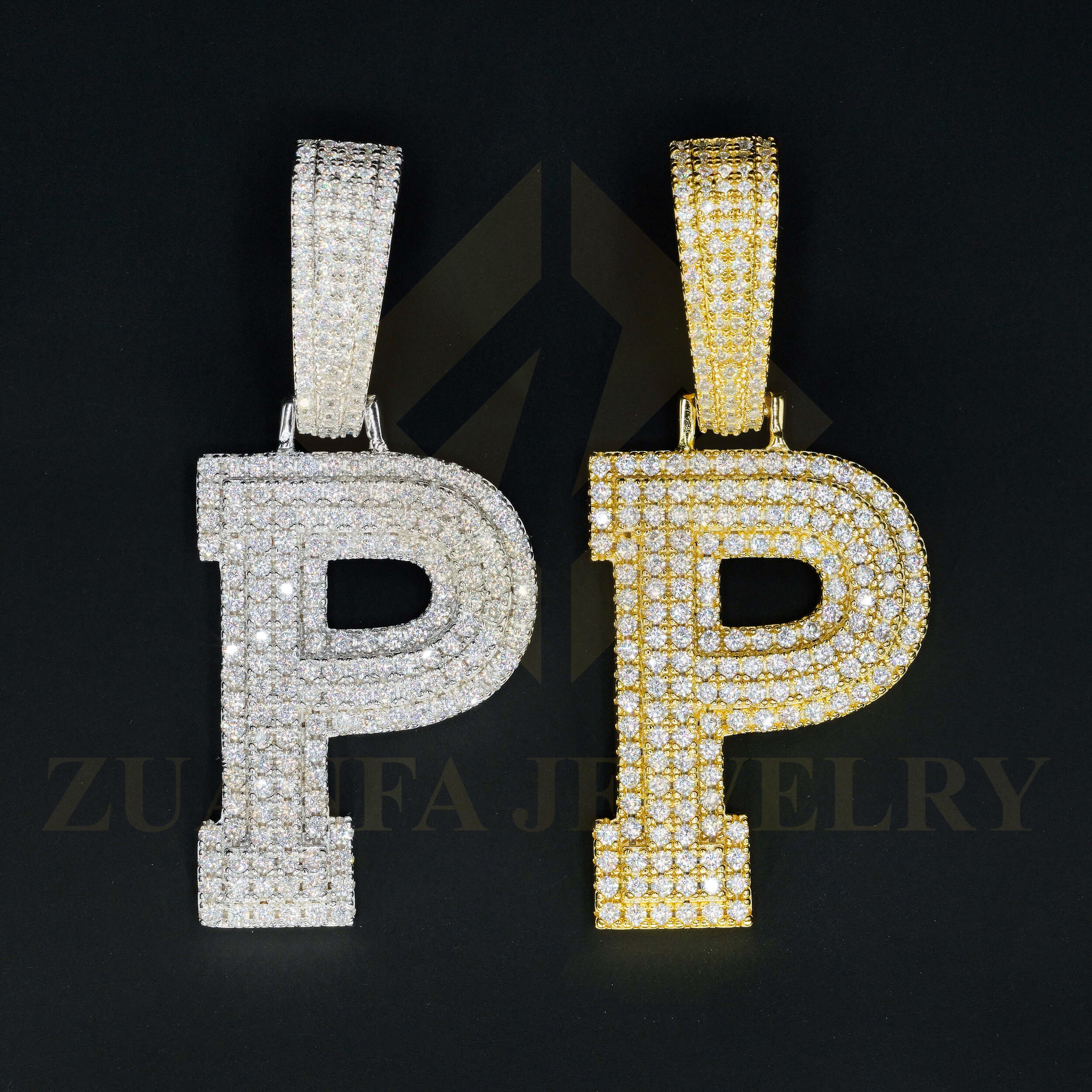 Letter P (Please remark the silver or yellow )