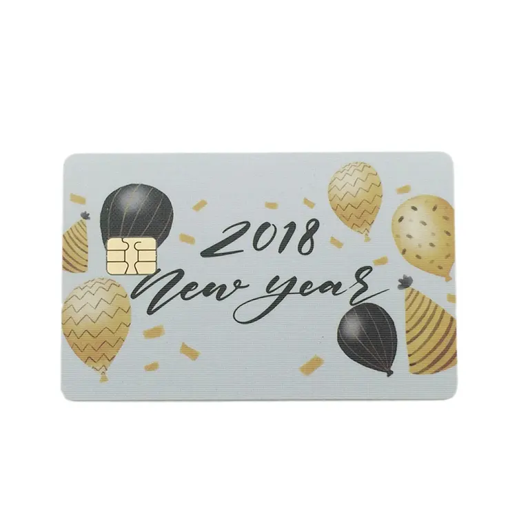 Wholesale customized printing contact sle4442 smart IC chip card