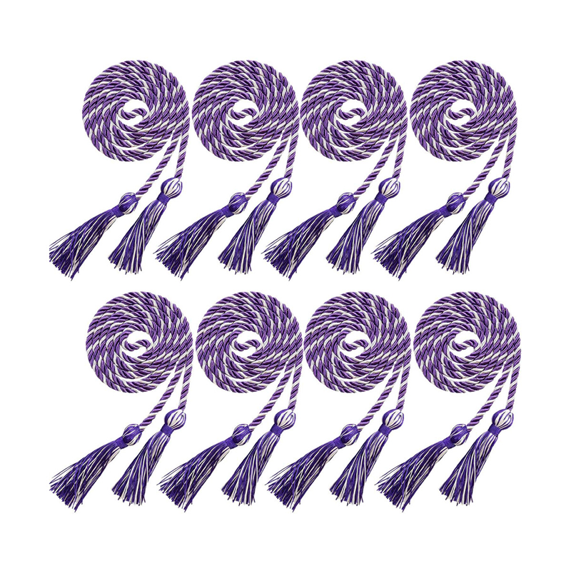 Purple & white