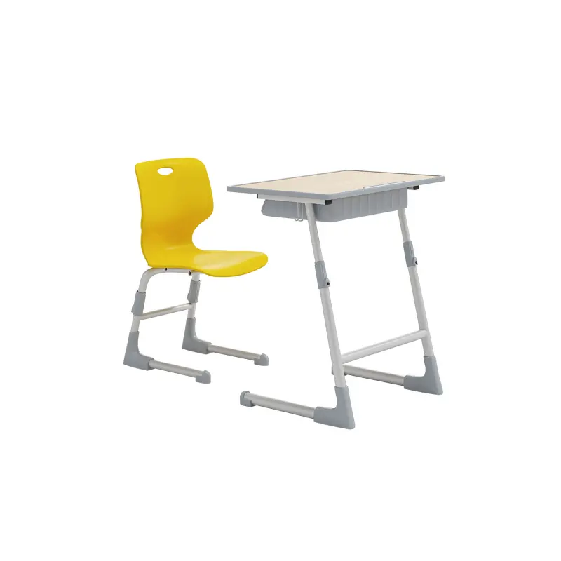 פלדת מסגרת בכיתה מתכוונן גובה תלמיד שולחן וכיסא SD-S-035