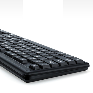 FRIWOL KT201 Combo de ratón y teclado de escritorio de 104 teclas con cable Oficina de negocios Uso en el hogar USB inalámbrico para computadoras Stock