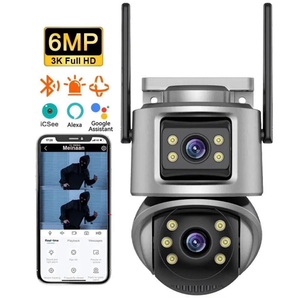 户外PTZ摄像机6MP红外夜视双wifi ip摄像机的最佳价格 - Product Image 2