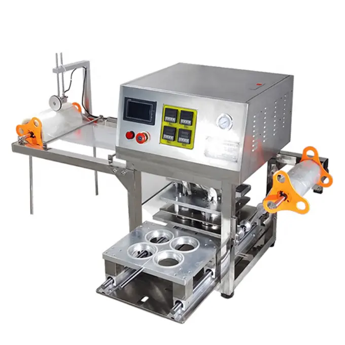 Cina Manual Boba Teh Cangkir Penyegelan Mesin Cup Sealing Machine untuk Susu Jelly Cup Sealer Tray