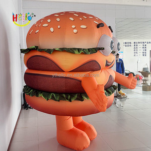 Thực phẩm lễ hội linh vật <span class=keywords><strong>Inflatable</strong></span> Hot Dog trang phục <span class=keywords><strong>Inflatable</strong></span> Hamburg thực phẩm trang phục cho một lễ hội - Product Image 5