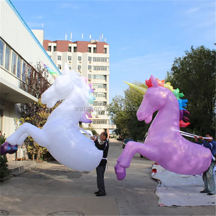 HA CONDOTTO LA Luce Prestazioni Gonfiabile Costume Cavallo che salta parade