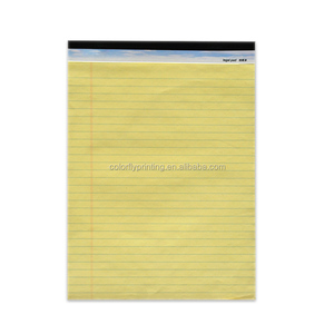 Cheap <strong>Writing</strong> <strong>Notepad</strong> Custom Print A4 Lecture Pad Yellow Legal Pad - Product Image 3