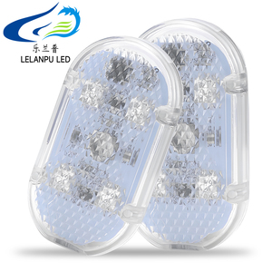 Lelanpu 5w USB araba işıkları iç kubbe araba için dekoratif atmosfer lamba kapı ayak gövde