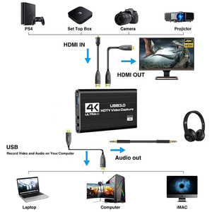 高品质4K HDMI视频采集卡HDMI到USB 3.0录制音频视频采集卡盒4K 60fps - Product Image 6