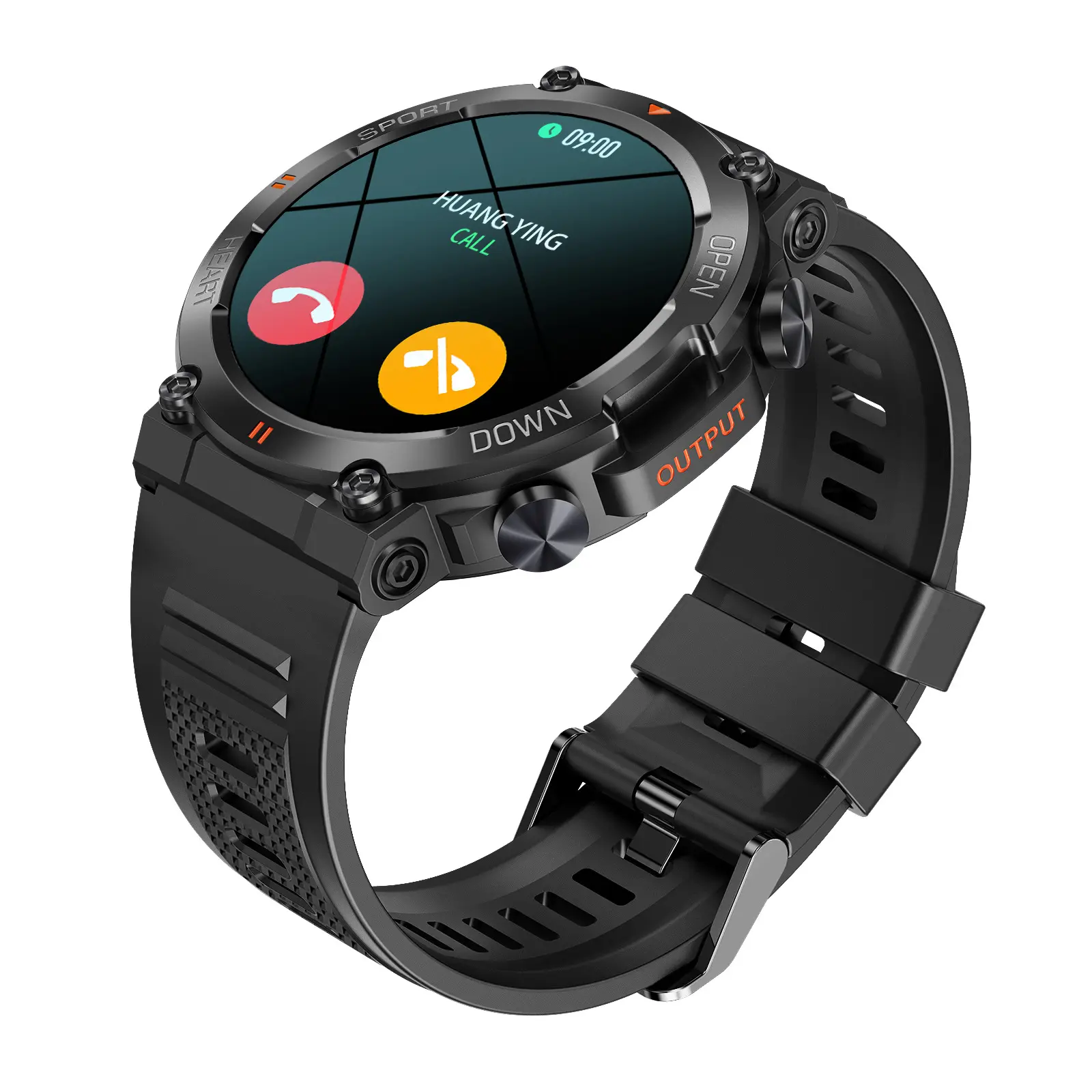 2023New K56pro Smartwatch da uomo da esterno a schermo intero schermo musica meteo impermeabile per telefono chiamata smartwatch