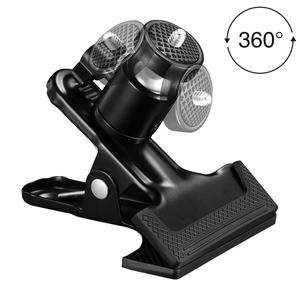 Multi-Function Camera Clip 1/<strong>4</strong>&quot; Threaded Clamp Holder <strong>Mount</strong> with 360 Swivel Photography Ball-Head Screw for Camera Flash - Product Image 3