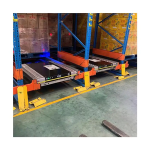 Sistema de estanterías de lanzadera de acero de alta capacidad de carga Estante de lanzadera de paleta automático Estante de almacén de almacenamiento de alta resistencia - Product Image 4