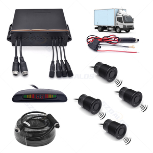 Hot 12-24v carro caminhão invertendo sistema de assistência estacionamento sensores com <span class=keywords><strong>display</strong></span> <span class=keywords><strong>LED</strong></span>