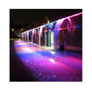 Design libero digitale fontana cascata Display esterno programmato di controllo LED luce cortina d'acqua caratteristica - Product Image 6